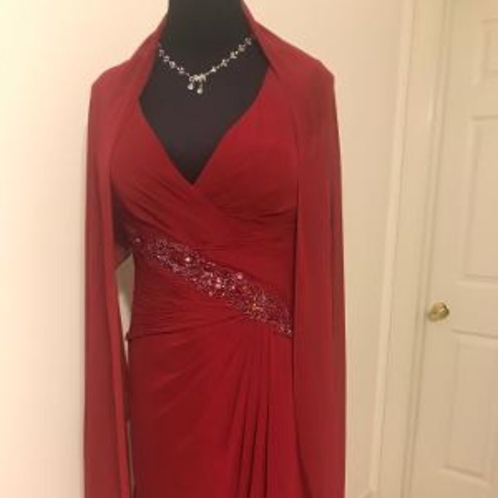 MON CHERI - SHORT CHIFFON DRESS